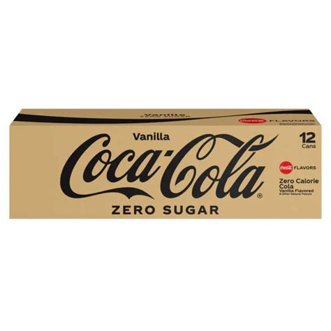 12 Pack Coca Cola Vanilla Zero Sugar – Snack Attack