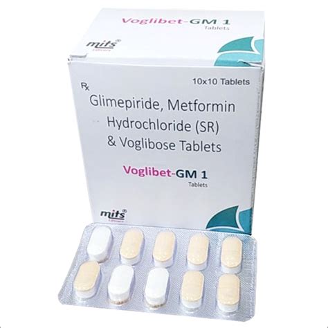 Glimepiride 2mg, Voglibose 0.2 Mg & Metformin Hcl 500 Mg Tablets at Best Price in Panchkula ...