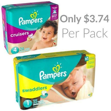 Pampers Diapers Coupons | $3.74 Per Pack at Rite Aid!