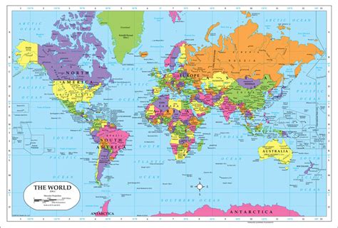 Dry-Erase World Desk Map , Social Studies: Teacher's Discovery