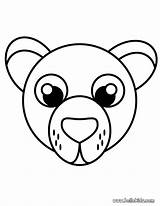 Bear Face Coloring Pages At GetColoringscom  Free Printable Colorings sketch template