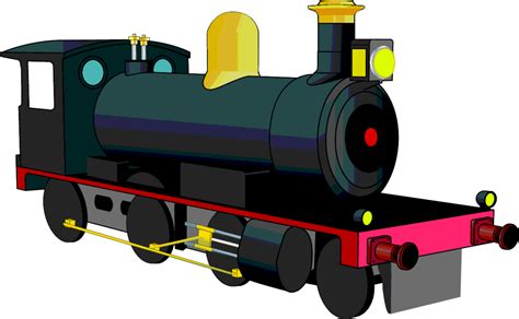 Free Steam Locomotive Vector | FreeVectors