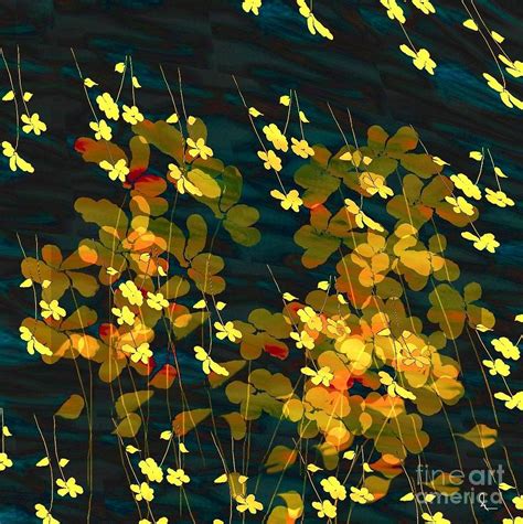 Raining Flowers Digital Art by Mahnaz Ahmed | Fine Art America