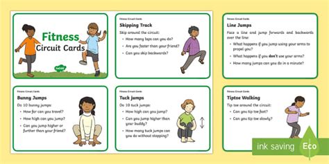 FREE! - Fitness Activities for Kids | Primary Teaching Resources