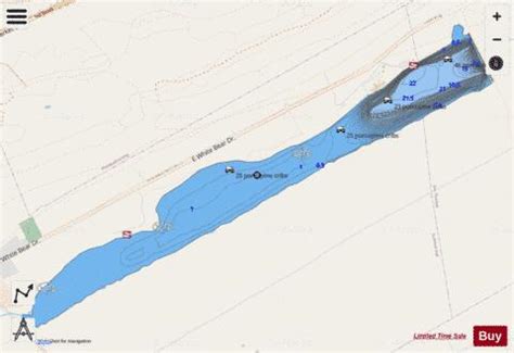 Mauch Chunk Lake Fishing Map | Nautical Charts App