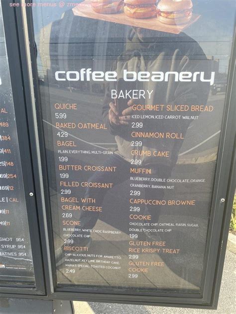 Coffee Beanery Paducah Menu at Lucia Dittmer blog