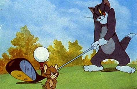 "Tee for Two" Tom and Jerry golf