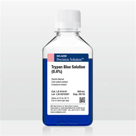 Trypan Blue Solution – Welgene