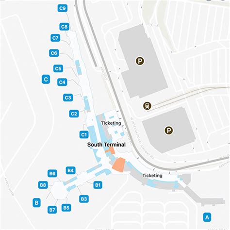 Anchorage Airport South Terminal Map & Guide