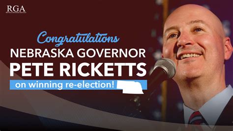 RGA Congratulates Nebraska Governor Pete Ricketts on His Re-Election