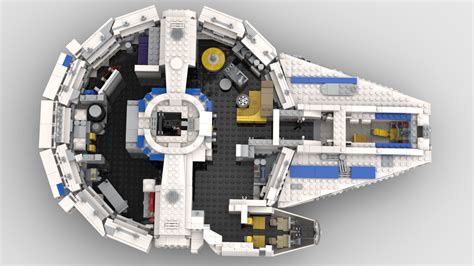 Kessel Run Millennium Falcon Interior, Modified : r/legostarwars