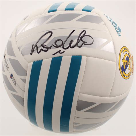 Ronaldo Signed Real Madrid CF Logo Soccer Ball (Beckett COA) | Pristine ...