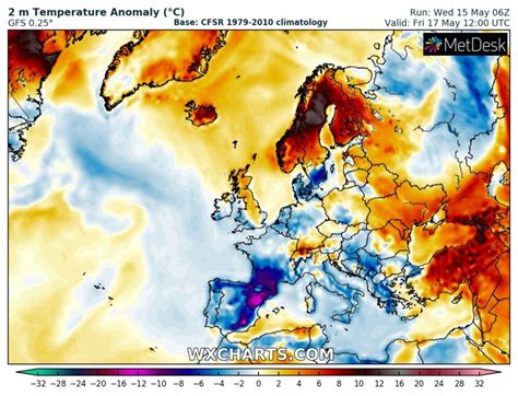 UPDATE: Summer temperatures across parts of north Europe this weekend ...