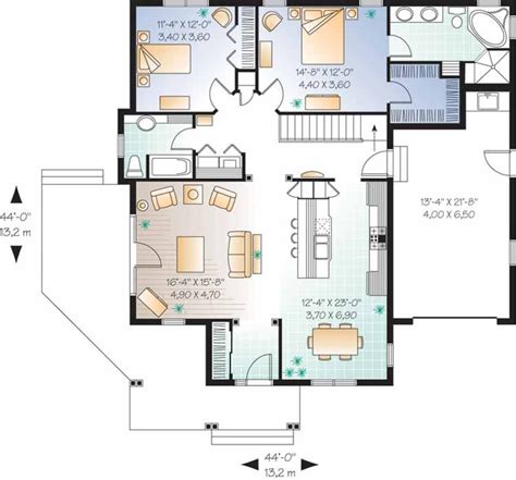 45 Small to Medium Size Beautiful Home Blueprints and Floor Plans ...