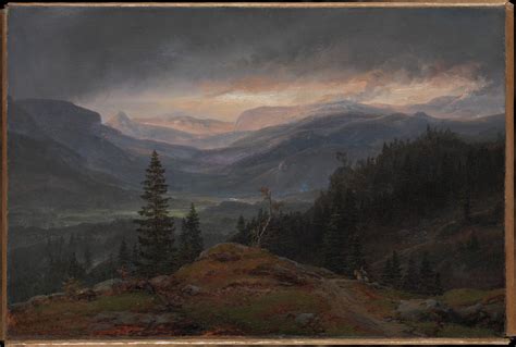 Johan Christian Dahl | View over Hallingdal | The Met | Johan christian dahl, Metropolitan ...