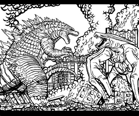 Godzilla Coloring Pages To Print at GetDrawings | Free download