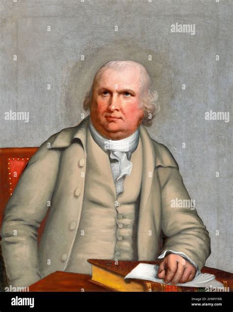 Portrait of the merchant and Founding Father of the United States, Robert Morris, Jr (1734-1806 ...