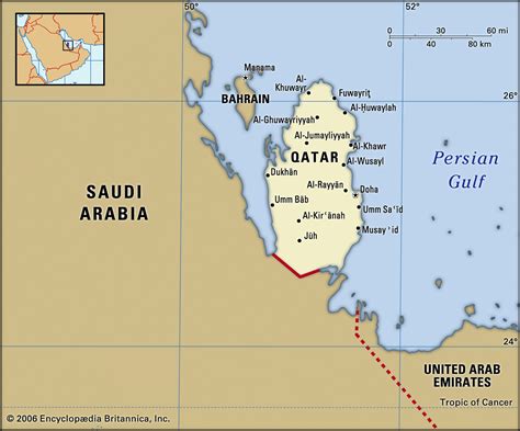 Qatar Political Map