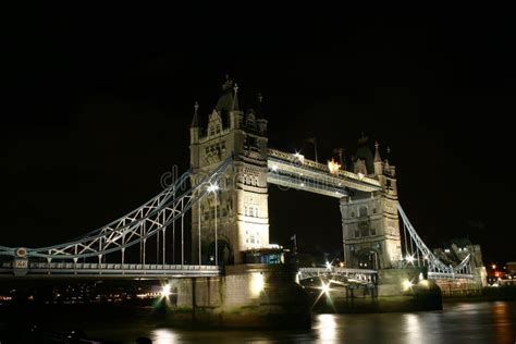 Tower Bridge by night stock image. Image of night, heritage - 4174983