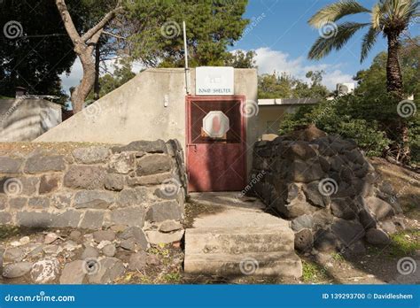 Civil Bomb Shelter Entrance Door Stock Photo - Image of civilian, bomb: 139293700