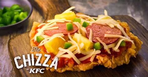 KFC Chizza: Fried Chicken & Pizza Mashup Comes To Singapore — Is It As ...