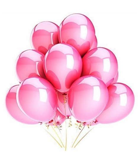 PINK- happy Birthday Balloons for Decoration, Premium Birthday Banner ...