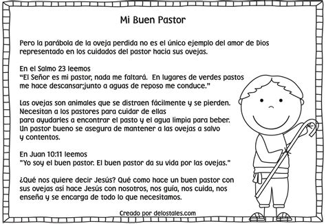 Parabola Del Buen Pastor Para Niños De Primaria - Actividad del Niño