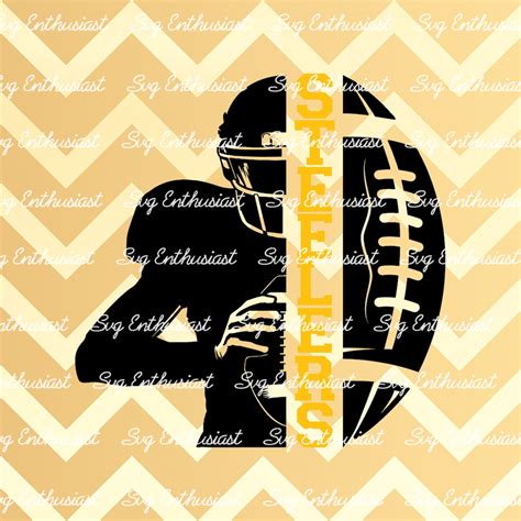 Steelers Football Half Player SVG Steelers Team SVG Football - Etsy