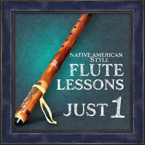 Lessons, Native American Style Flute, Just 1 - Wild Acoustic Music Co