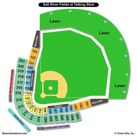 Salt River Fields Seating Chart | Seating Charts & Tickets