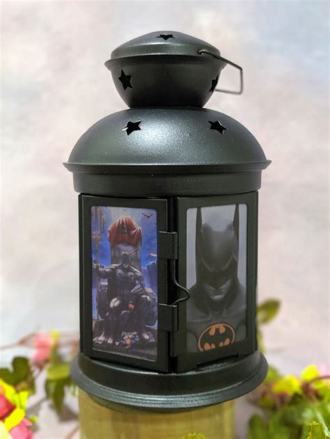 Batman Inspired Lamp Batman Lantern Batman Nightlight Kids | Etsy