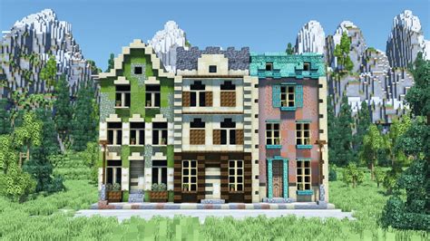 How To Build A Classical Townhouse In Minecraft! V2 | Minecraft ...