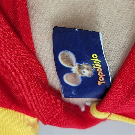 Topo Gigio Coco Gigio 12" Plush Toy Stuffed Animal Mouse Red Shorts Not Working | #4622211988