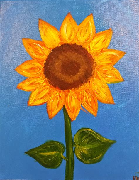 Angela Anderson Art Blog: Sunflower Paintings - Kids Art Lessons