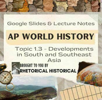 AP World History Notes: Topic 1.3 - Developments in South and Southeast ...