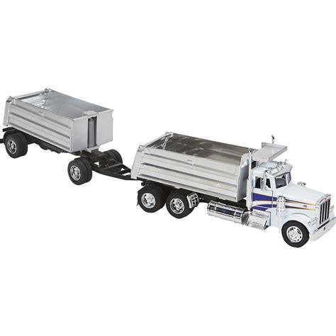 Product: New Ray Die-Cast Truck Replica — Peterbilt 379 Double Dump ...