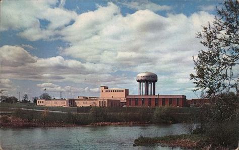 Flint Water Plant Michigan Postcard