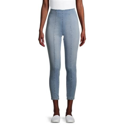 Time and Tru - Time and Tru Women's Pull On Seamed Front Skinny Jeans - Walmart.com - Walmart.com