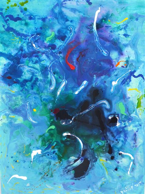 Painting : "Liquid Motion No. 8" (Original art by Deborah Philipp)