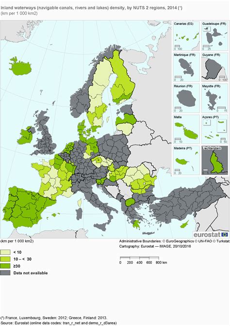 Canal Map Europe Inland Transport Infrastructure at Regional Level | secretmuseum