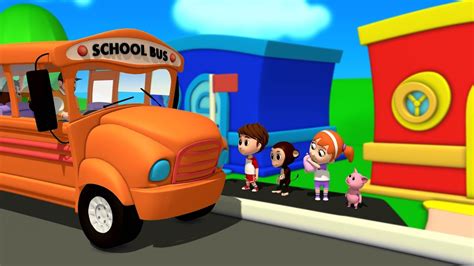 Wheels On The Bus | Nursery Rhymes Songs | Video For Kids And Children - YouTube