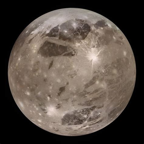 JWST takes a detailed look at Jupiter's moon Ganymede