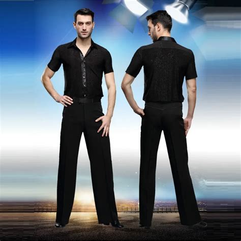 Men's New Aristocracy Square Dance Modern Dance Costume Contest Acrobatics Dark Male Latin Dance ...