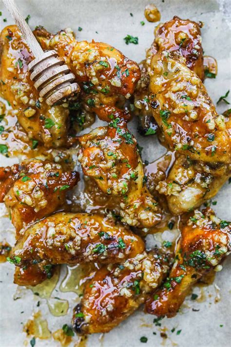 Honey Garlic Chicken Wings • The Heirloom Pantry