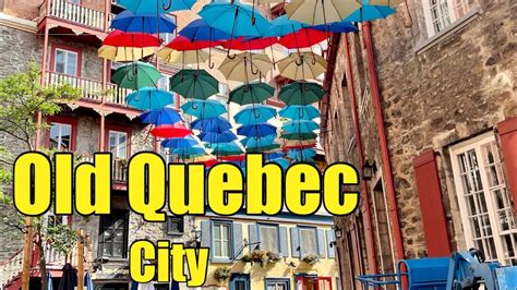 Old Quebec City -Walking Tour [4K] - YouTube