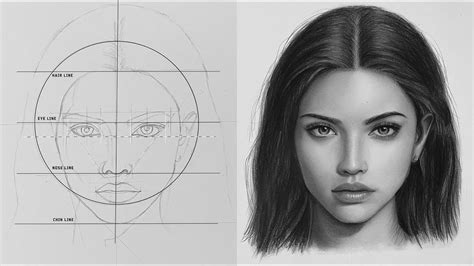 Portrait Drawing Technique - Loomis Method - YouTube