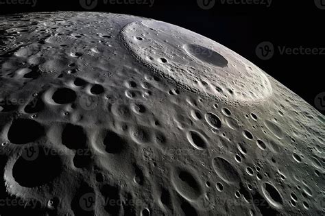 The surface of the planet Mercury with craters from asteroids. Outer space. 22771607 Stock Photo ...