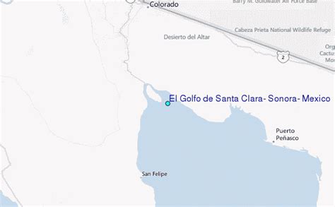 El Golfo de Santa Clara, Sonora, Mexico Tide Station Location Guide