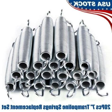 20Pcs 7 inch Trampoline Springs Heavy-duty Galvanized Steel