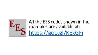 Performing Iterations in EES | PPT